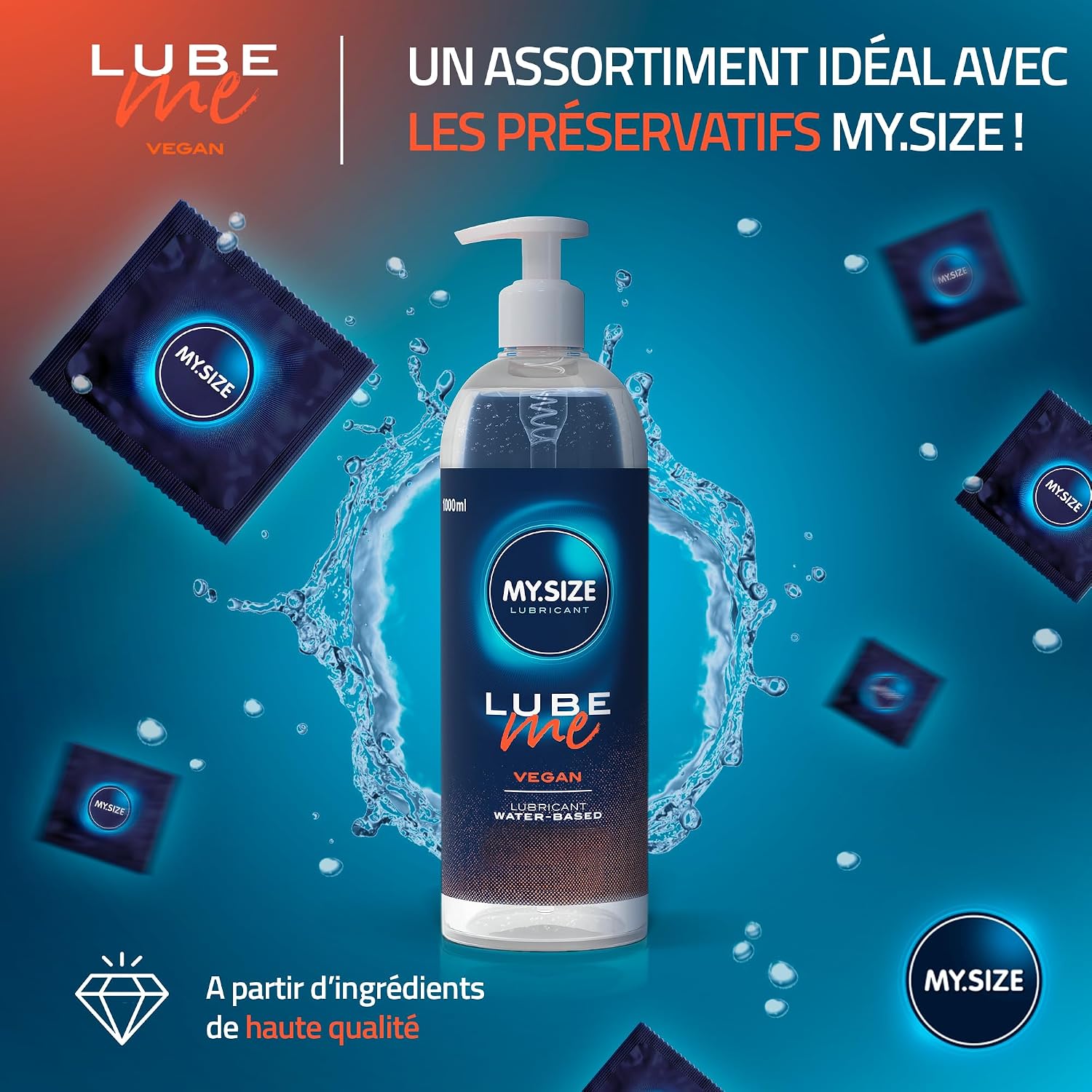 Thumbnail 5 de MY.SIZE Lube Me Premium 1000 ml 💧