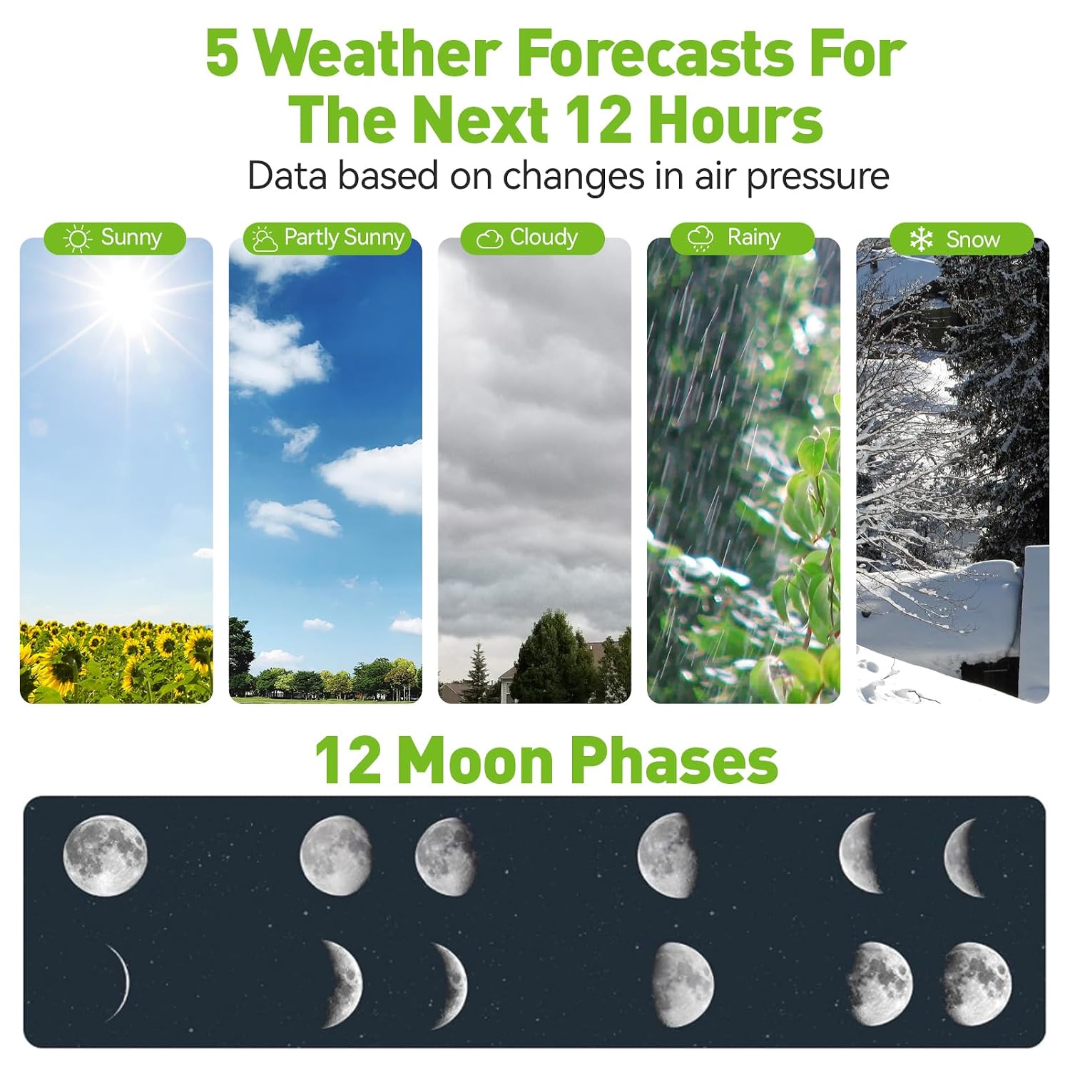 Detalle 2 de Wetterstation 2025 Funk mit 7,5" VA-Display