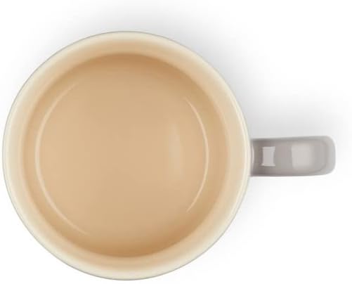 Detalle 1 de Le Creuset 70303204440099 Stoneware Cappuccino Mug, 200 ml, Flint