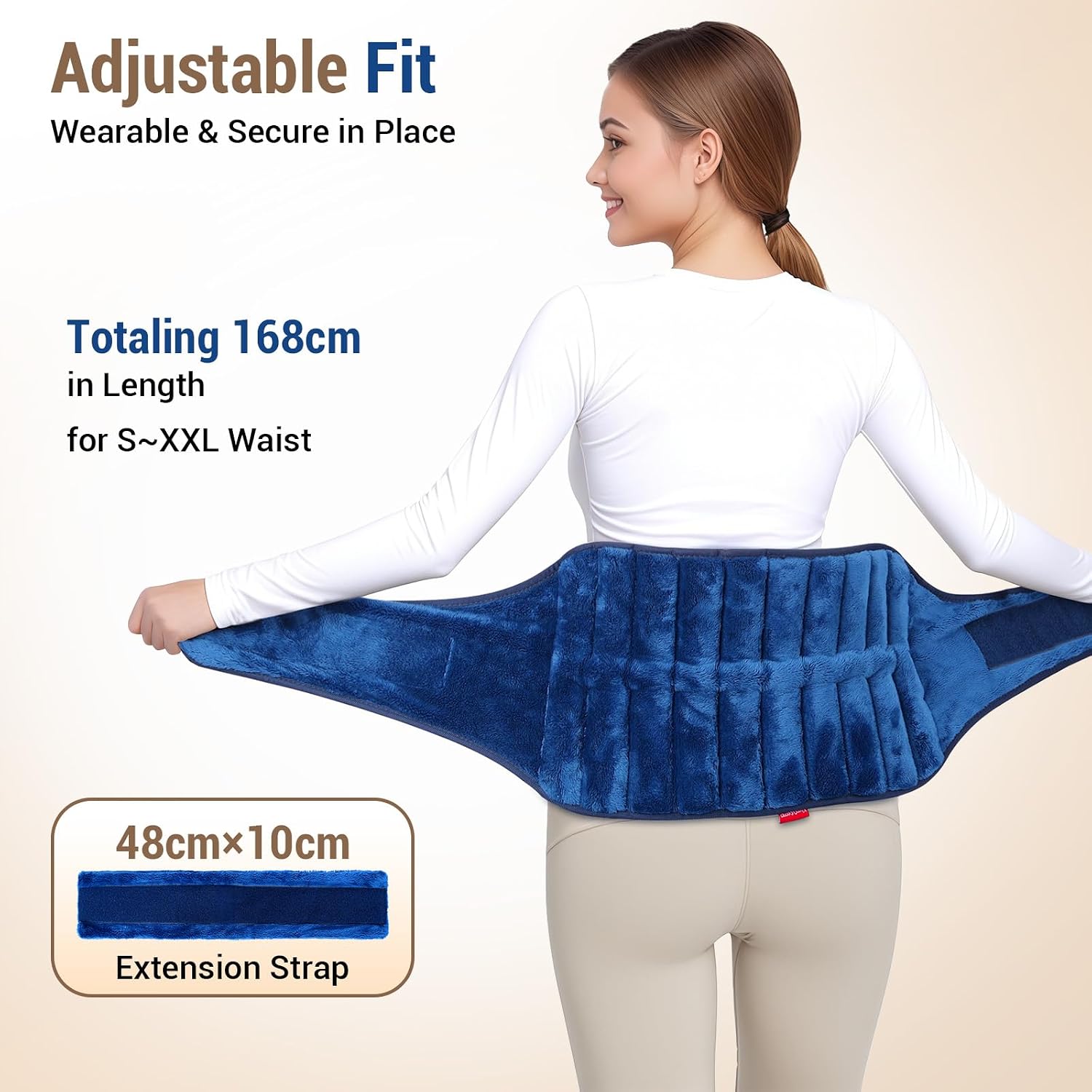 Detalle 2 de Comfytemp 9x47inch Microwavable Heating Pad 2.5LB