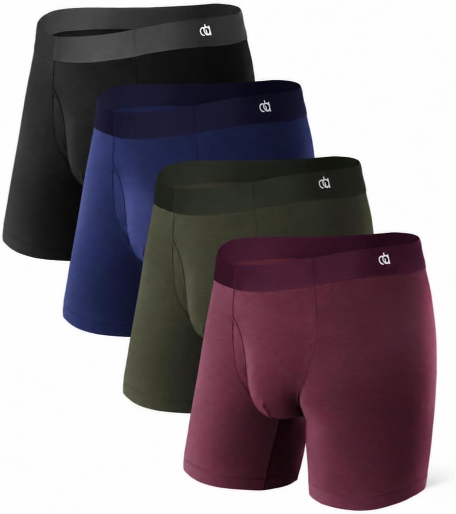 Detalle de DAVID ARCHY Modal Boxer Briefs, 6.5-inch Slim Fit, Tagless