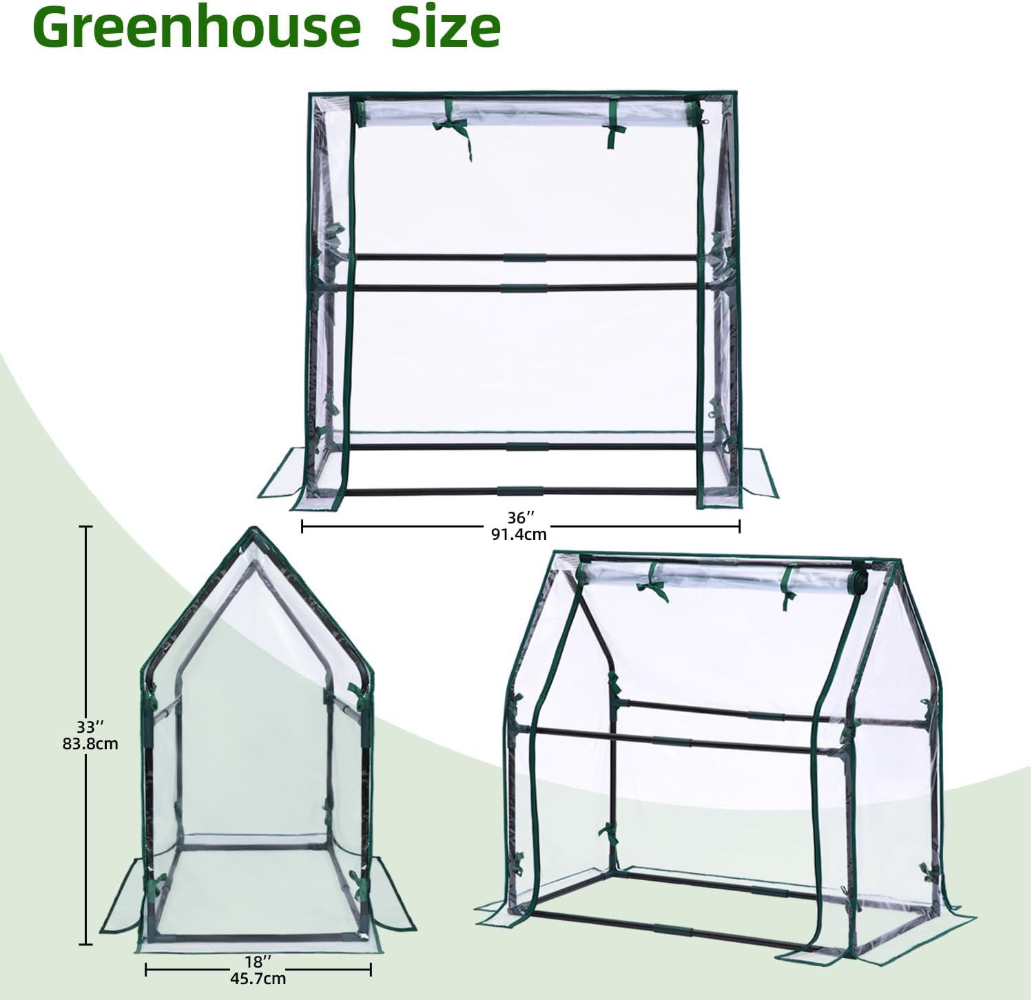 Thumbnail 6 de Ohuhu Mini Tabletop Greenhouse with Waterproof Pad – Portable humidity dome for small plants & seedling germination