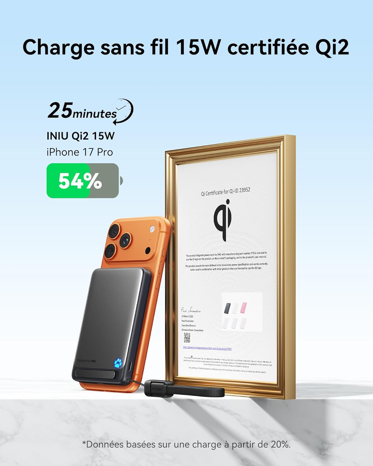 Thumbnail 1 de INIU Power Bank Magnetico 10000mAh 15W