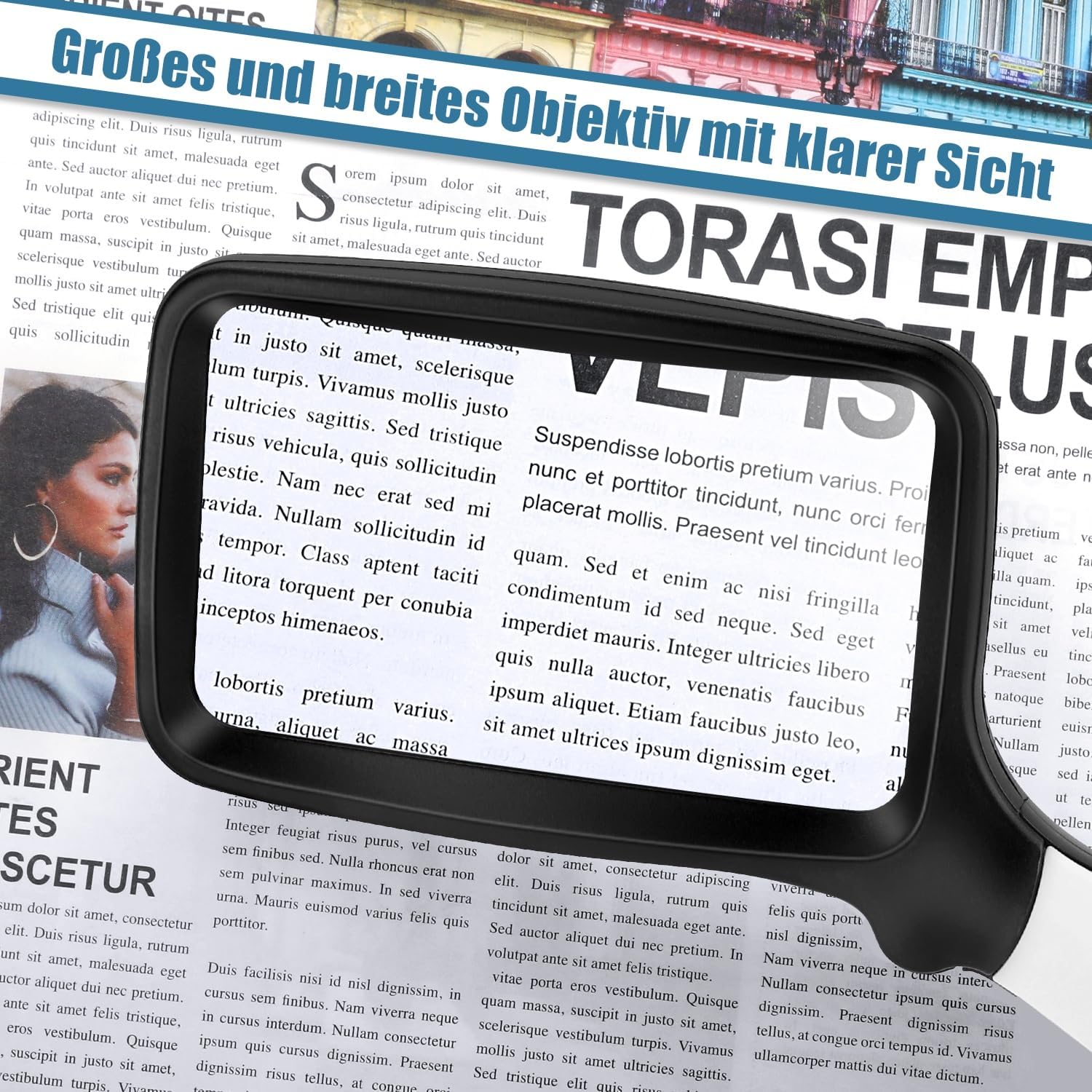 Thumbnail 1 de Tobegiga 5-fache Leselupe 🔍