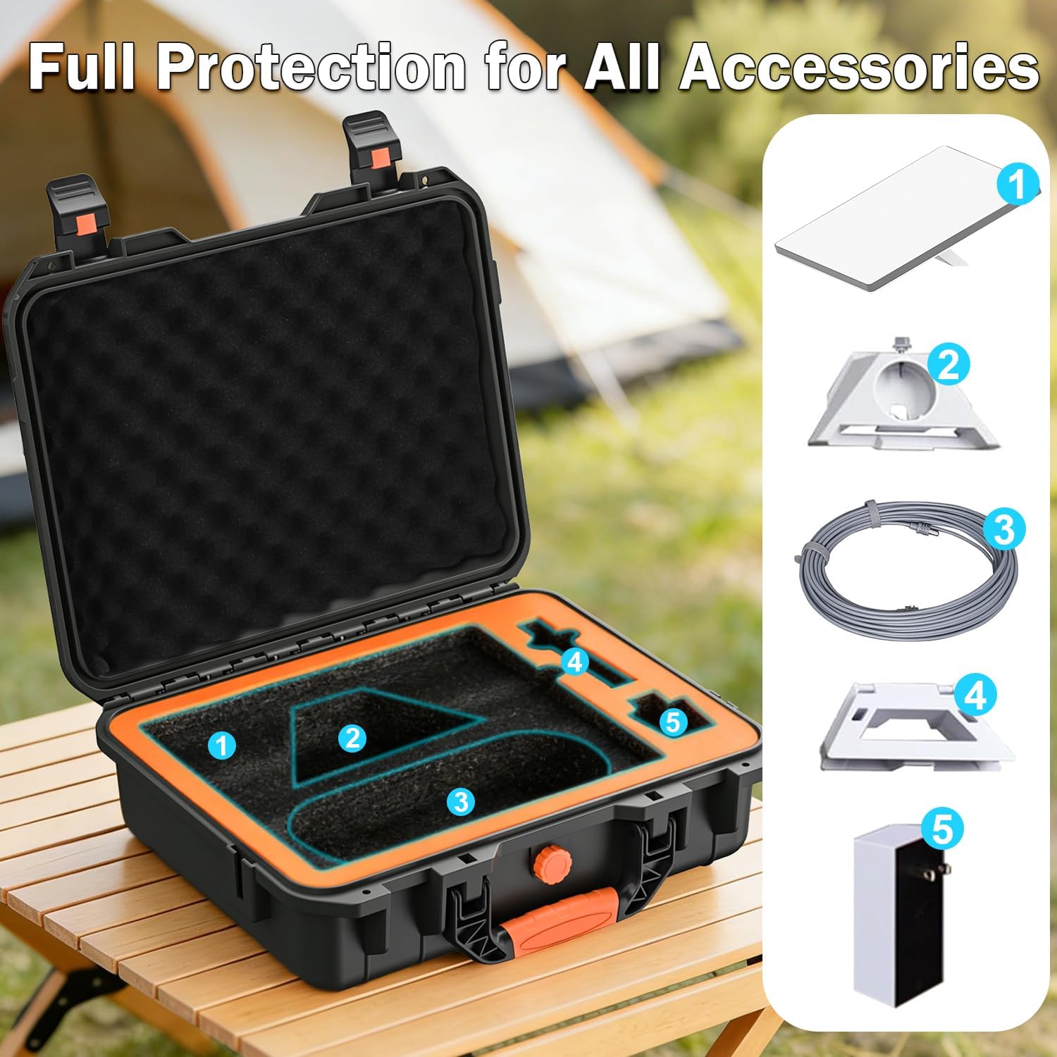 Thumbnail 2 de MONOJOY IP67 Waterproof Hard Carrying Case for Starlink Mini (with Foam Insert)