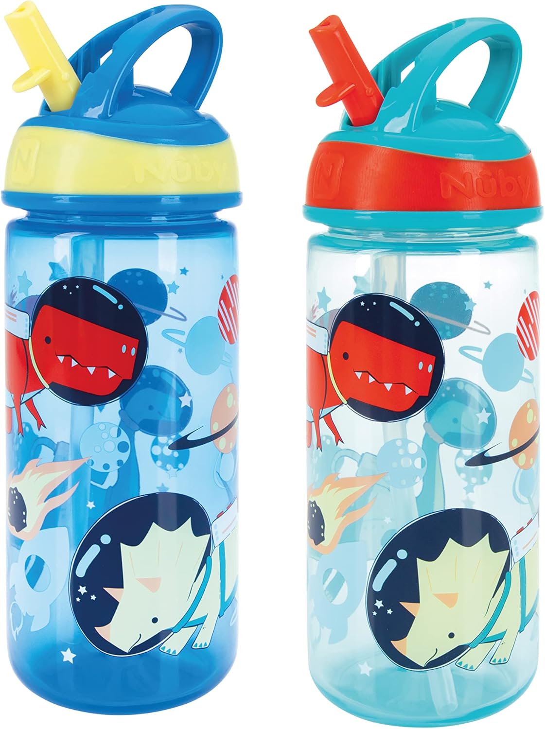 Thumbnail 5 de Nuby Sippy Cup, Rainbows, 540 ml (Pack of 2)