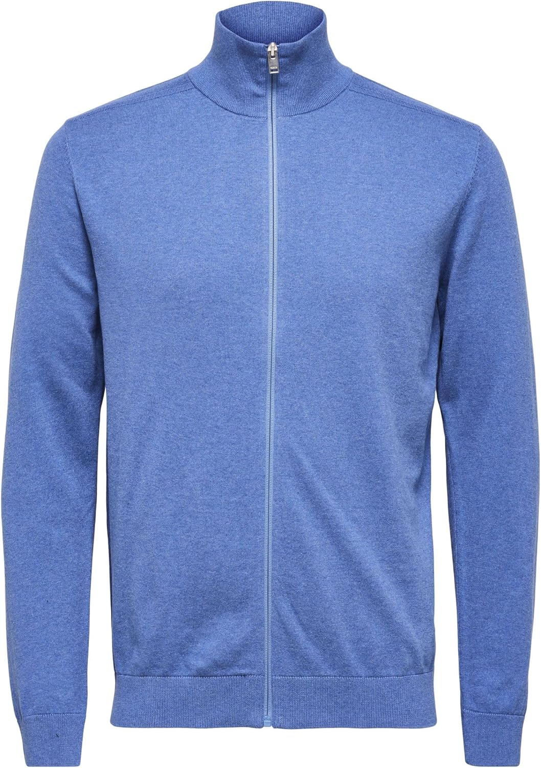 Thumbnail 4 de SELECTED HOMME Male Strickjacke Zip-up – atmungsaktiv, mit Rippdetails