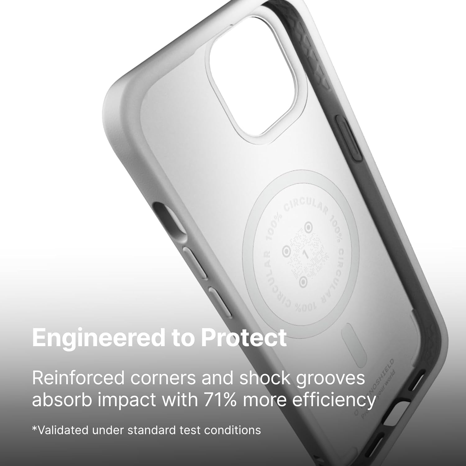 Thumbnail 1 de RhinoShield SolidX avec MagSafe pour iPhone 15 Pro – coque renforcée anti-chocs (jusqu’à 3,5 m) noir