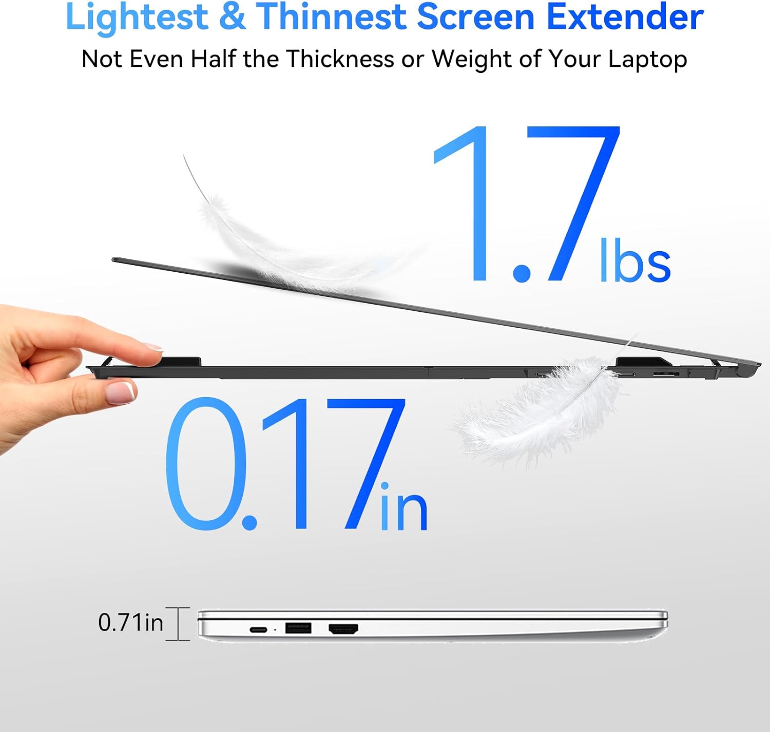 Thumbnail 1 de Blackview Laptop Screen Extender (SCM8) — 15.6" FHD Portable Dual Monitor, Ultra-Light 1.7 lbs