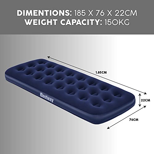 Detalle 2 de Bestway Single Flocked Airbed for Camping