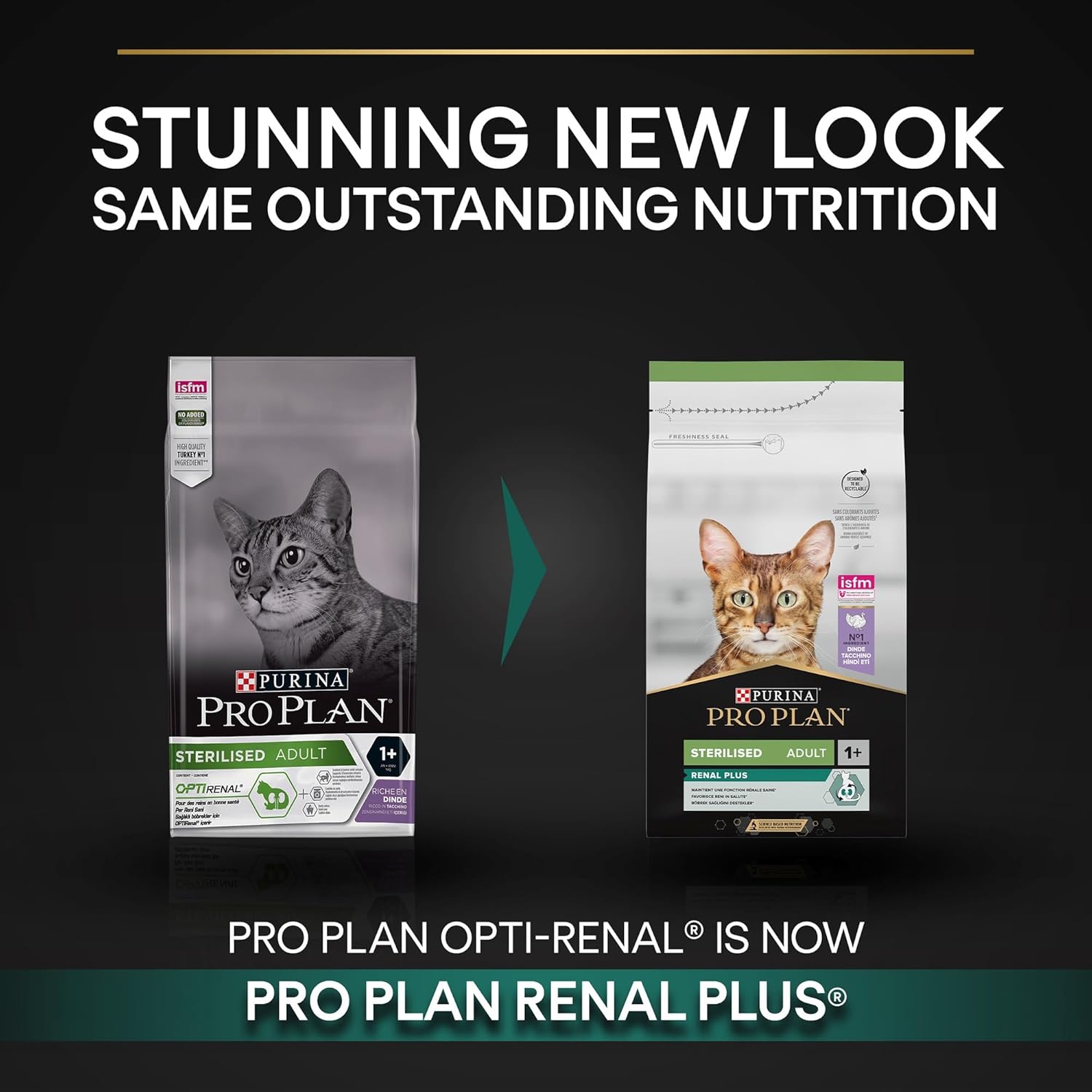 Detalle 2 de Purina Pro Plan Sterilised Renal Plus Crocchette Gatti Adulti Ricco in Tacchino 3kg
