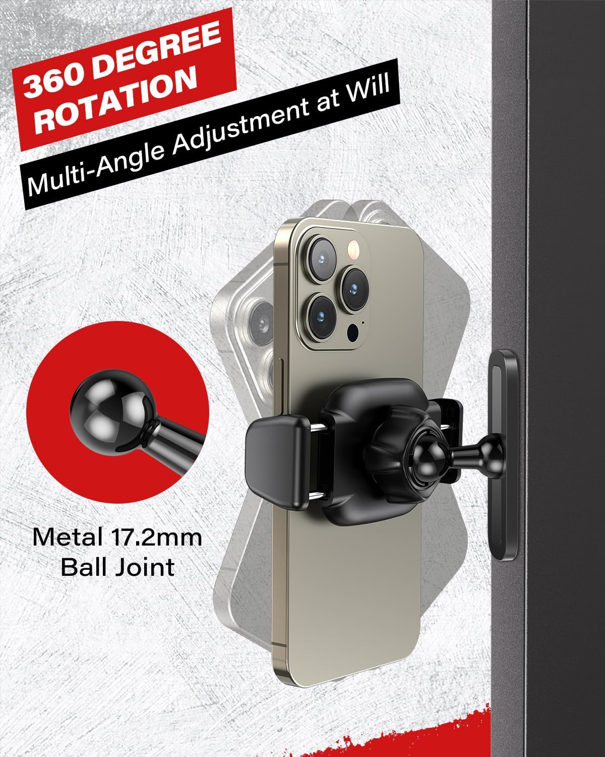 Thumbnail 4 de APPS2Car Gym Magnetic Phone Holder 360°