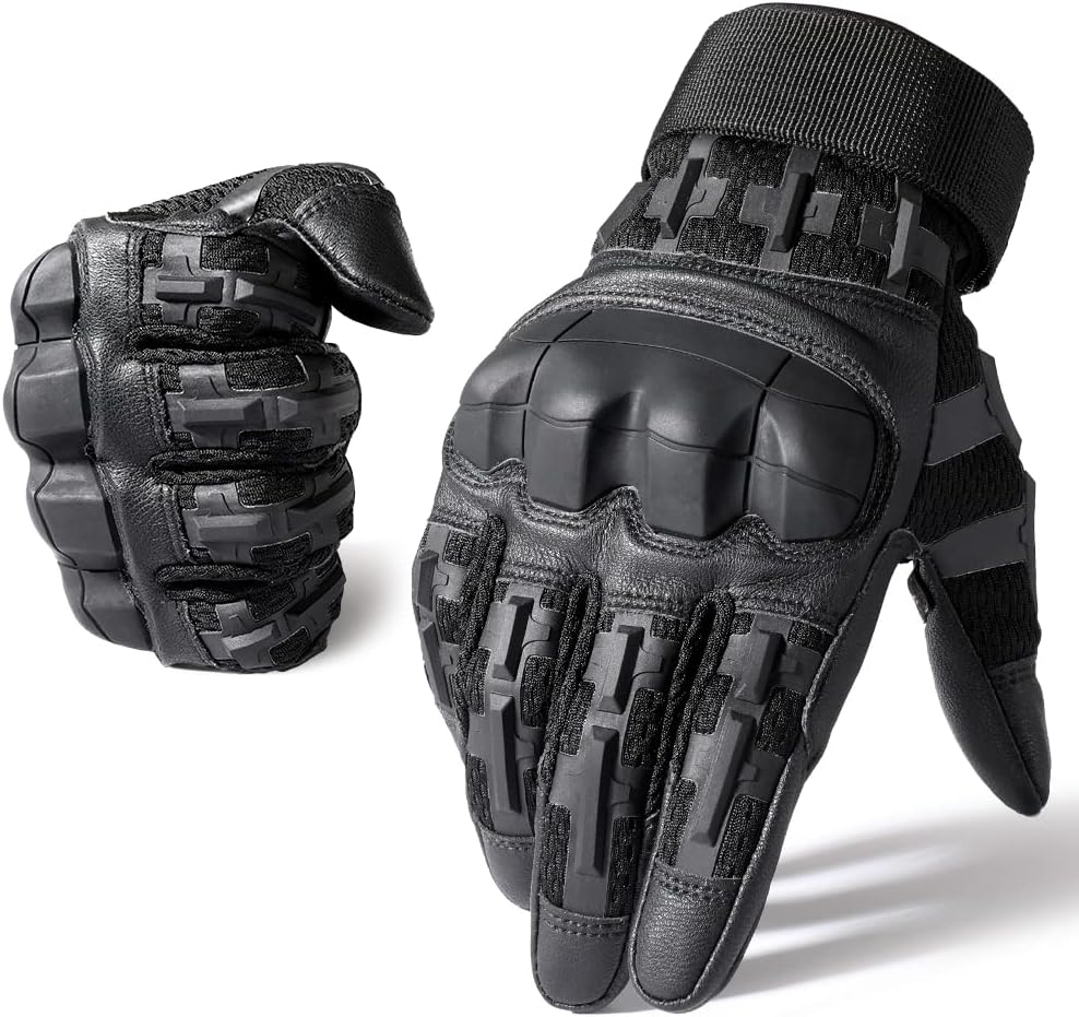 Detalle de WTACTFUL B36 Tactical Gloves, Large Microfiber Leather, Touchscreen, Reinforced Palm
