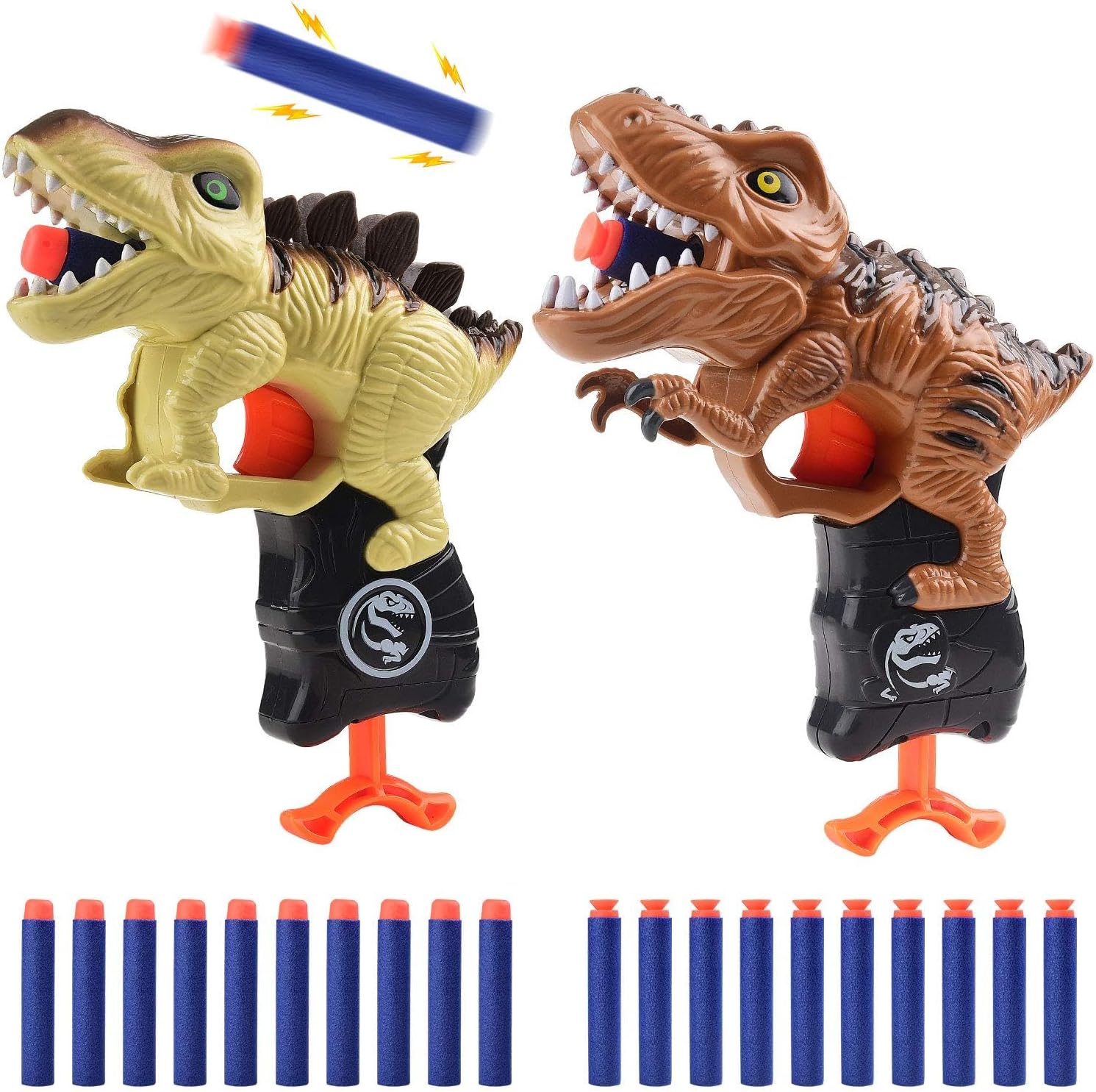 Detalle de Dinosaur Foam Dart Blasters 2-Pack