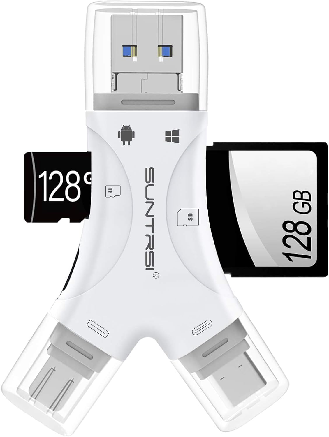Detalle de SD Card Reader 4-in-1 for iPhone and Android