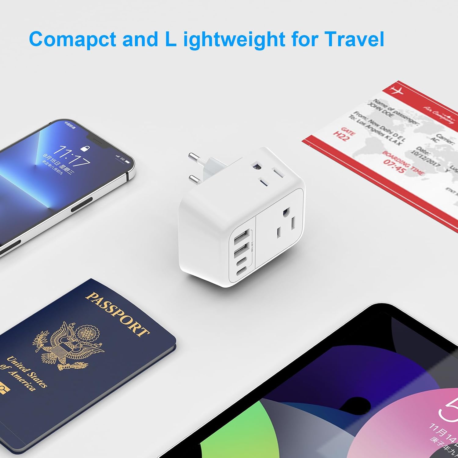 Detalle de VYLEE European travel adapter, Type C