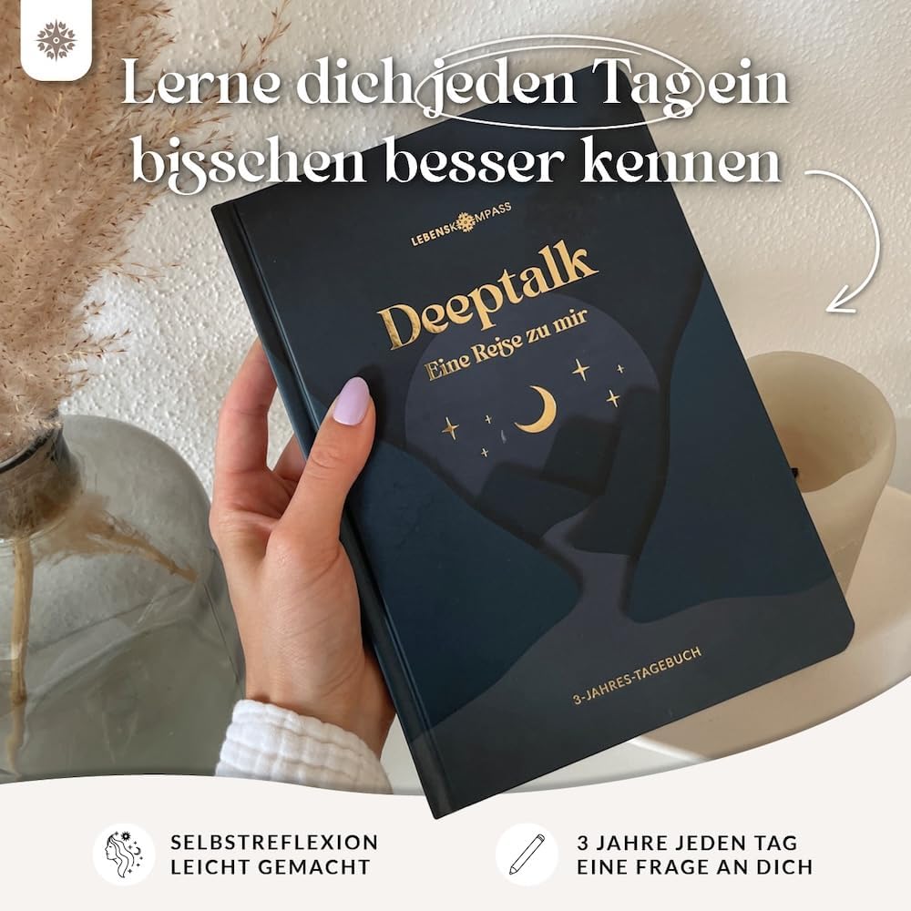 Detalle de Lebenskompass Tagebuch One Line a Day DIN A5
