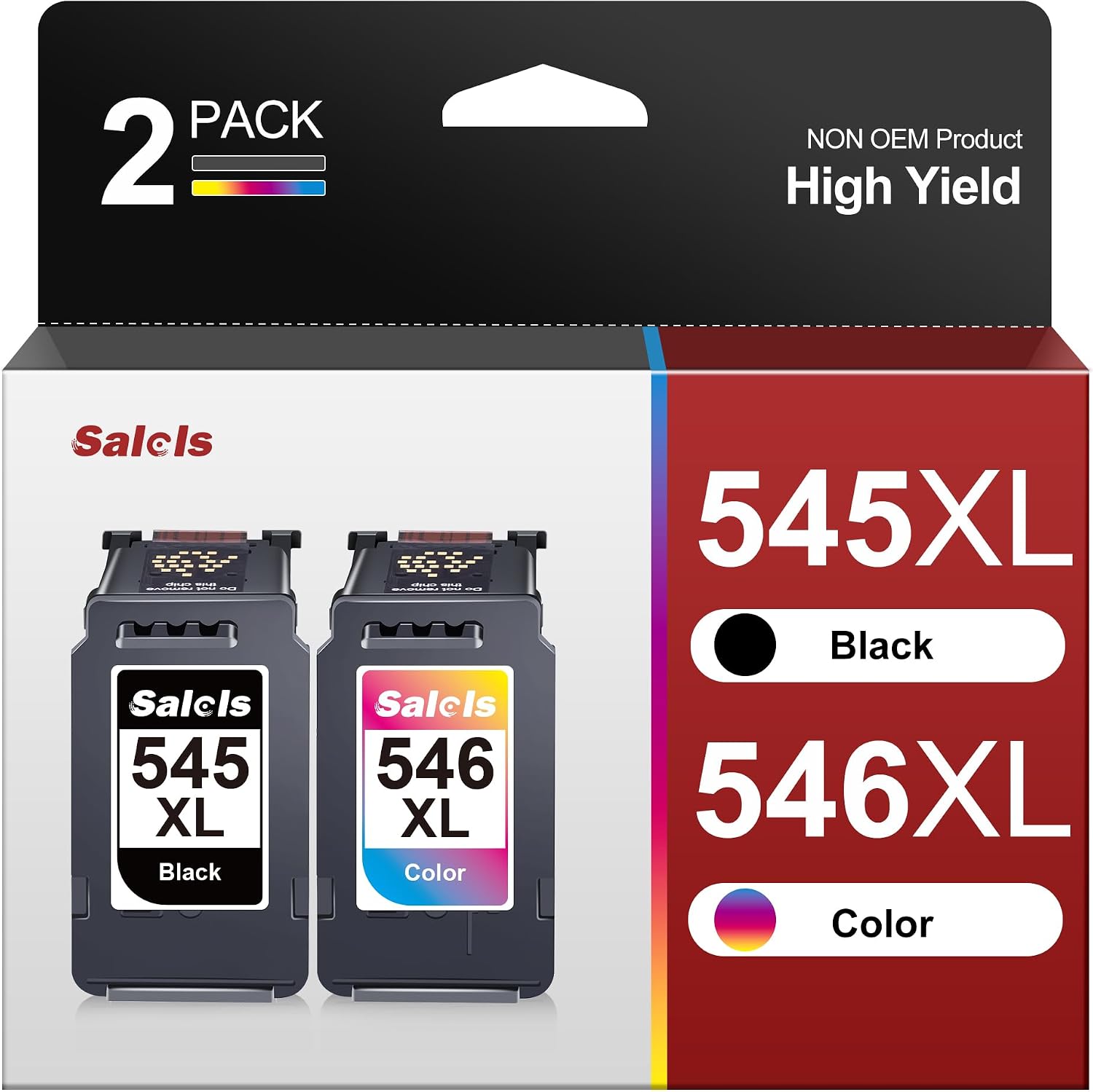 Detalle de Salols 545 546 XL ink cartridges for Canon