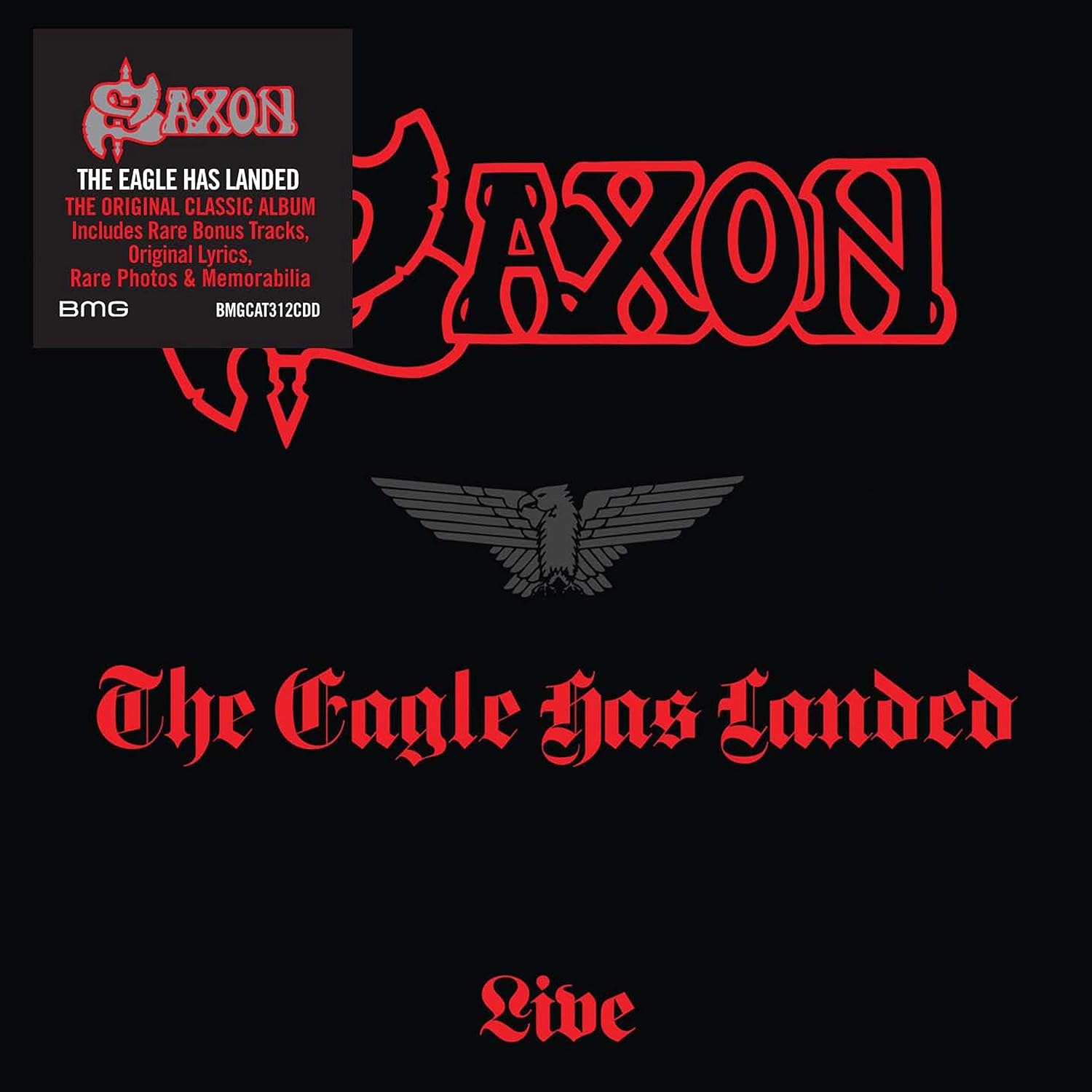 Detalle de Saxon The Eagle Has Landed CD リマスター&拡張盤、追加ライブ音源収録