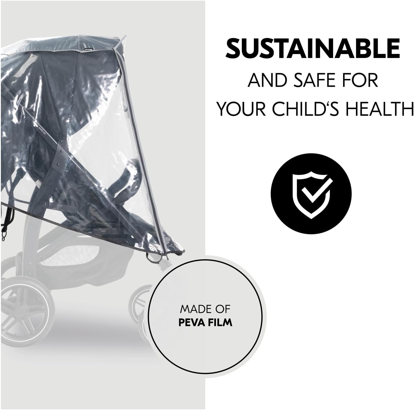 Thumbnail 6 de hauck Universal Pushchair Rain Cover, Transparent