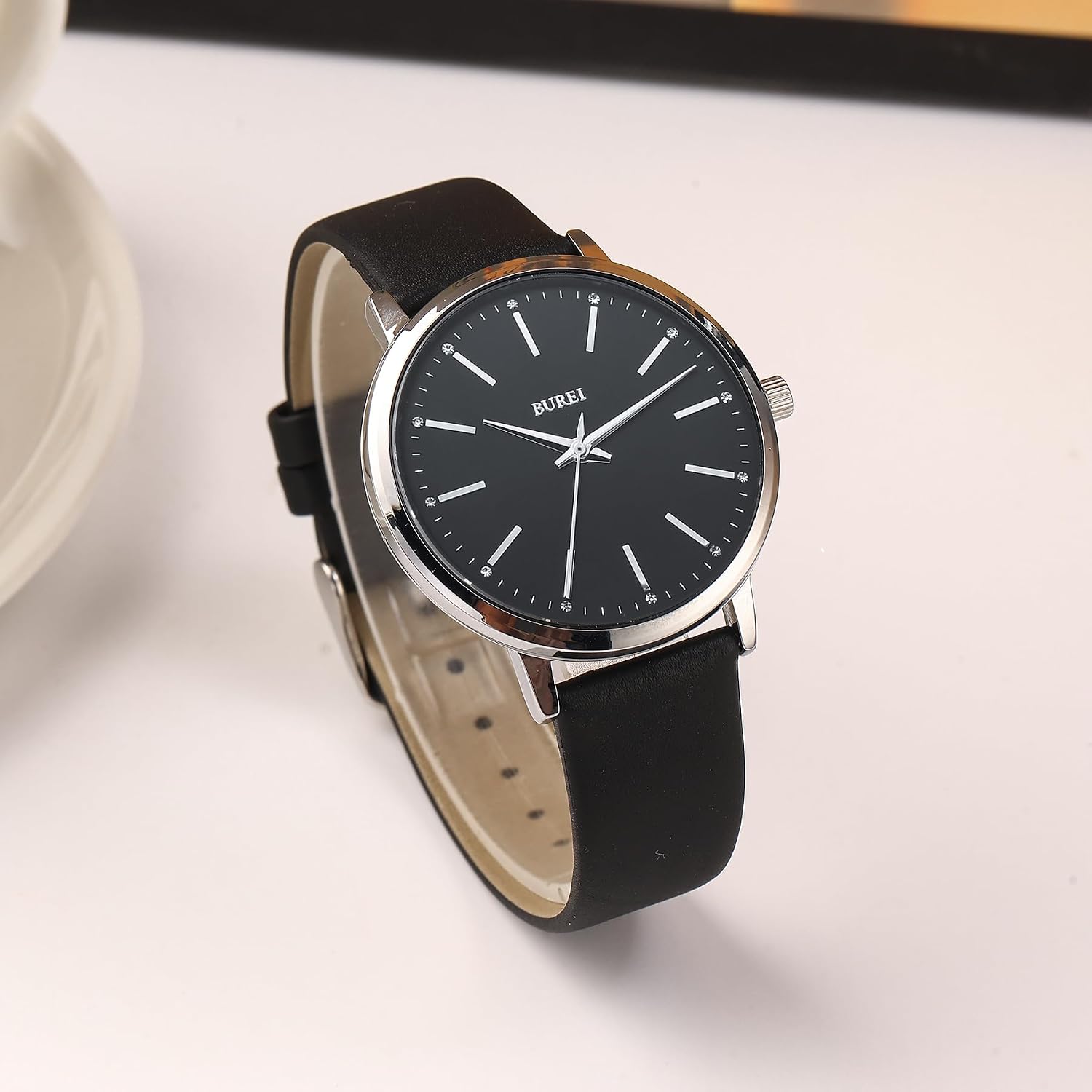 Detalle 2 de BUREI Reloj minimalista mujer 30 m