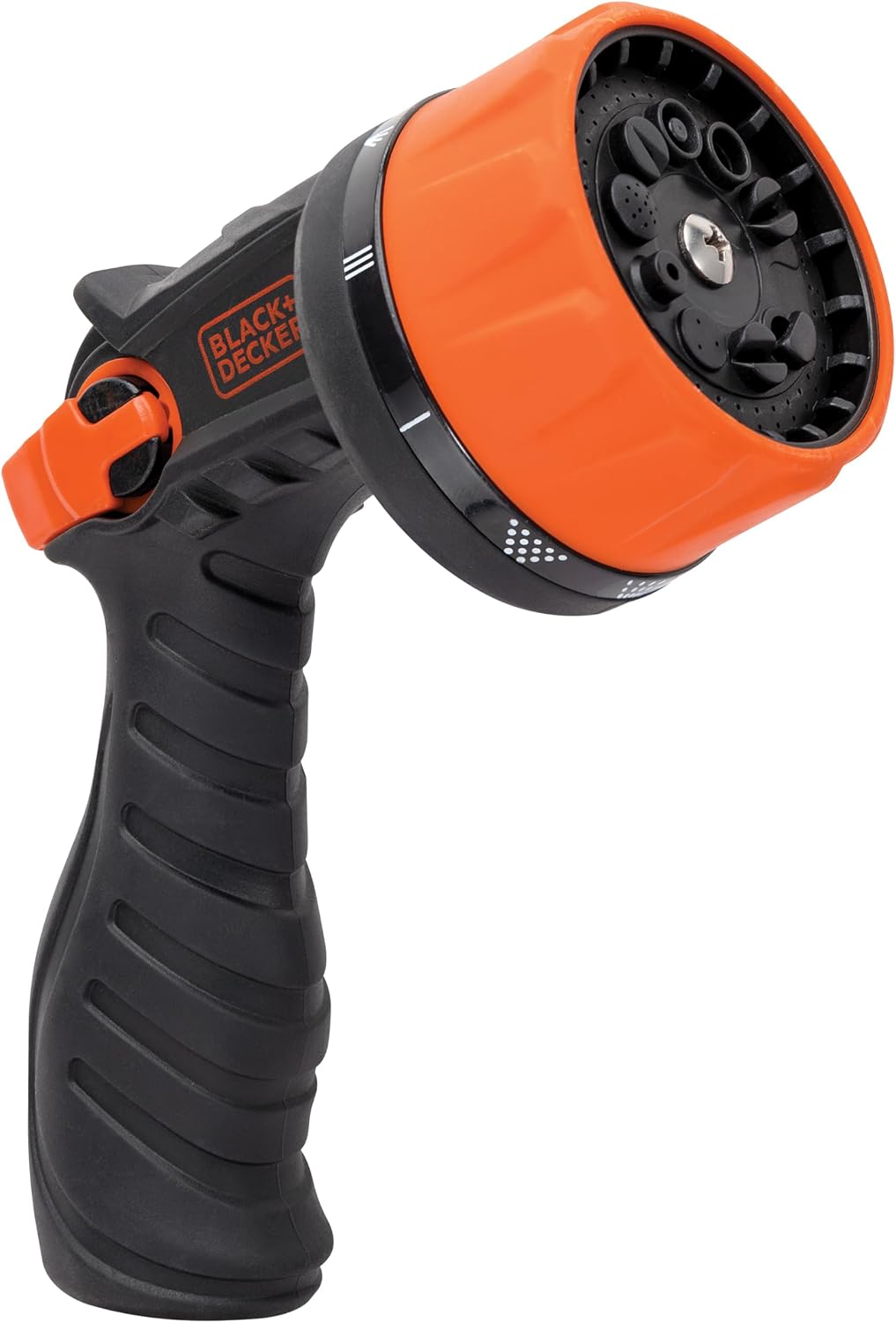Detalle de Black + Decker BD8439 10-Pattern Garden Hose Nozzle with Thumb Control