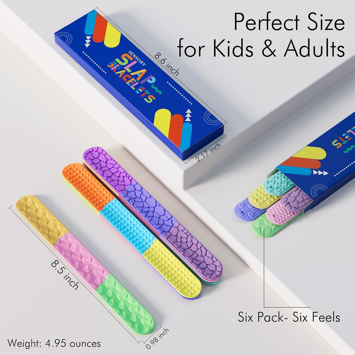 Thumbnail 6 de Sensory Slap Bracelets 6pcs fidget toys