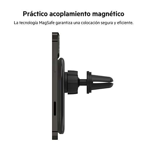 Detalle 2 de Belkin BoostCharge Cargador Magnético para coche 🚗 con soporte