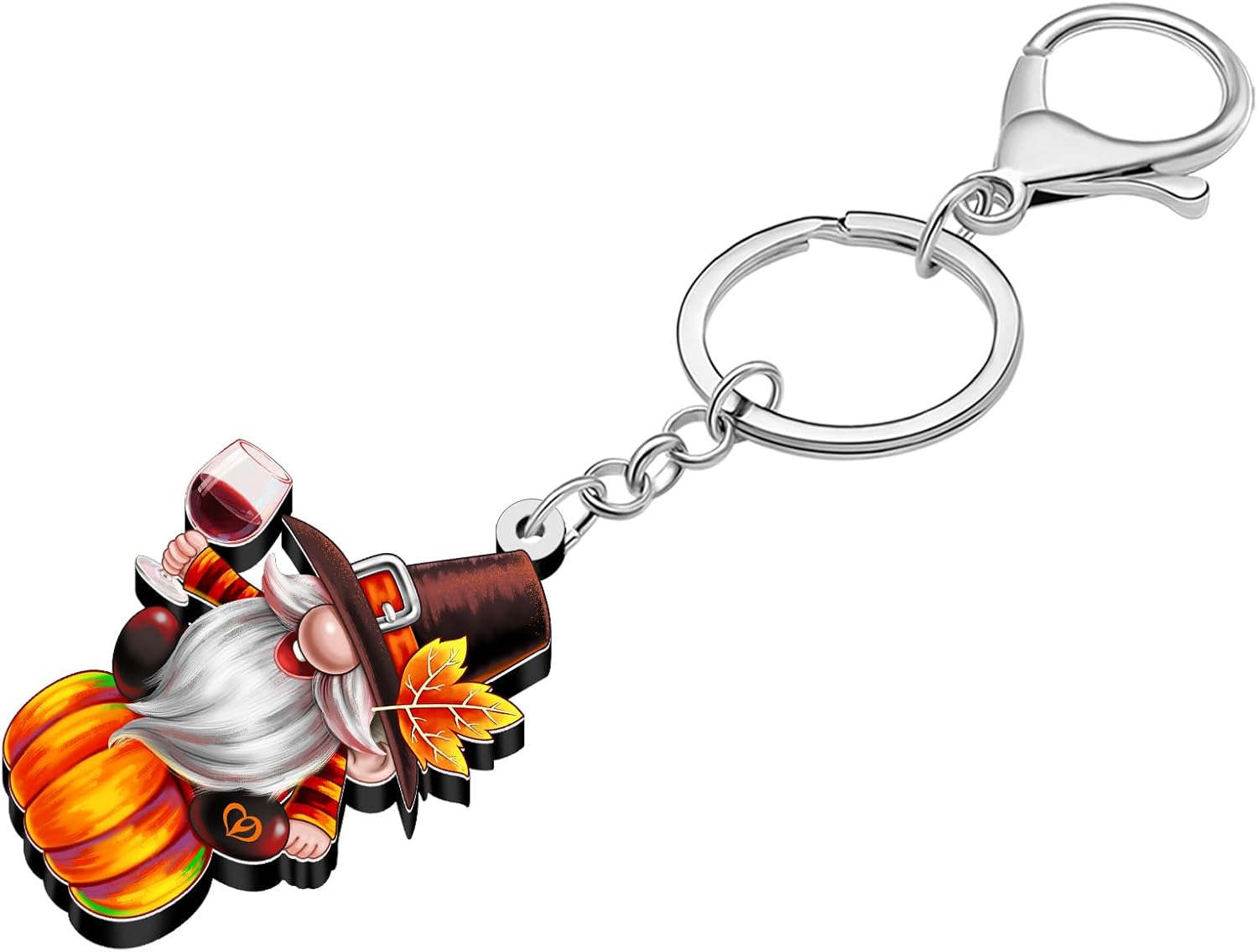 Thumbnail 4 de DUOWEI Porte-clés en acrylique nains Thanksgiving
