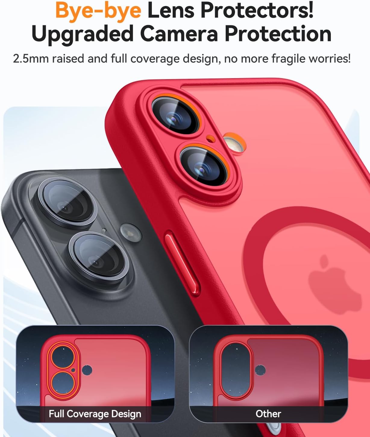 Detalle 2 de CANSHN Magnetic iPhone 16 Case 6.1