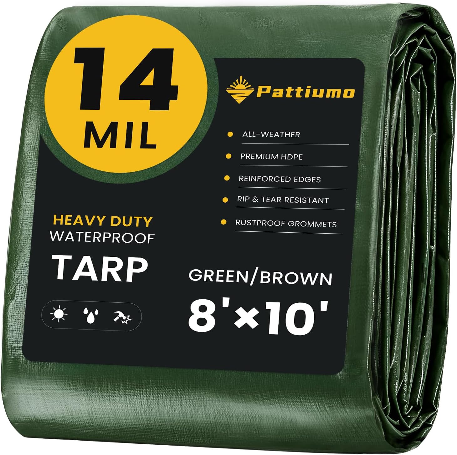 Pattiumo Tarp Waterproof 20 x 30 FT 14 Mil
