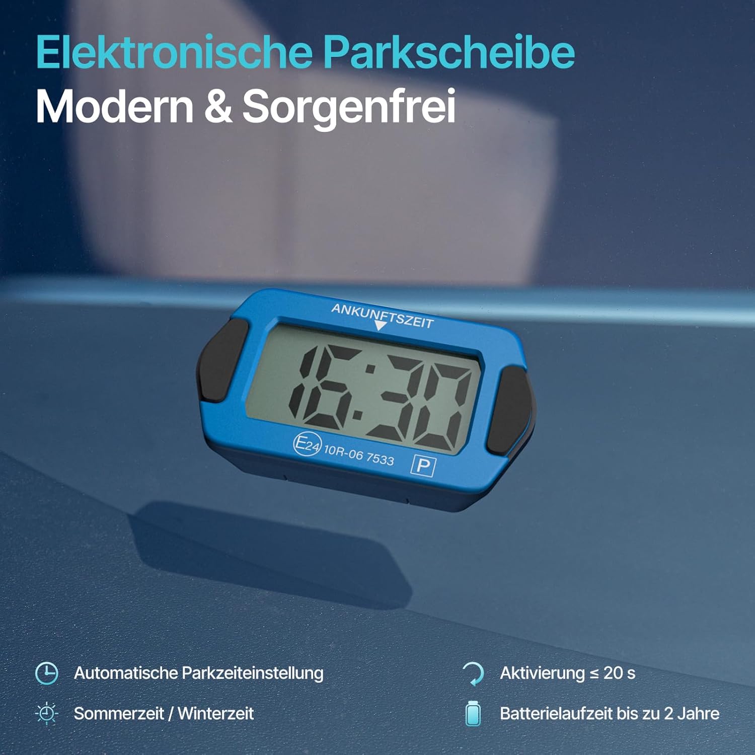 Thumbnail 1 de Parkturon PT03 Mini elektronische Parkscheibe mit Zulassung und 2 Displays