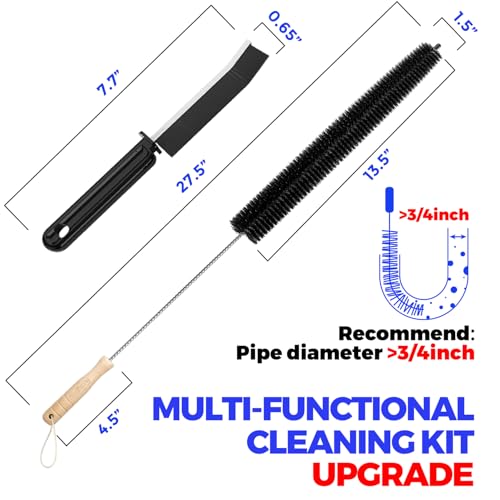 Detalle 2 de Holikme Dryer Vent Cleaner Kit: 3-Piece Replacement Lint Brush Set for Dryer Vents and More