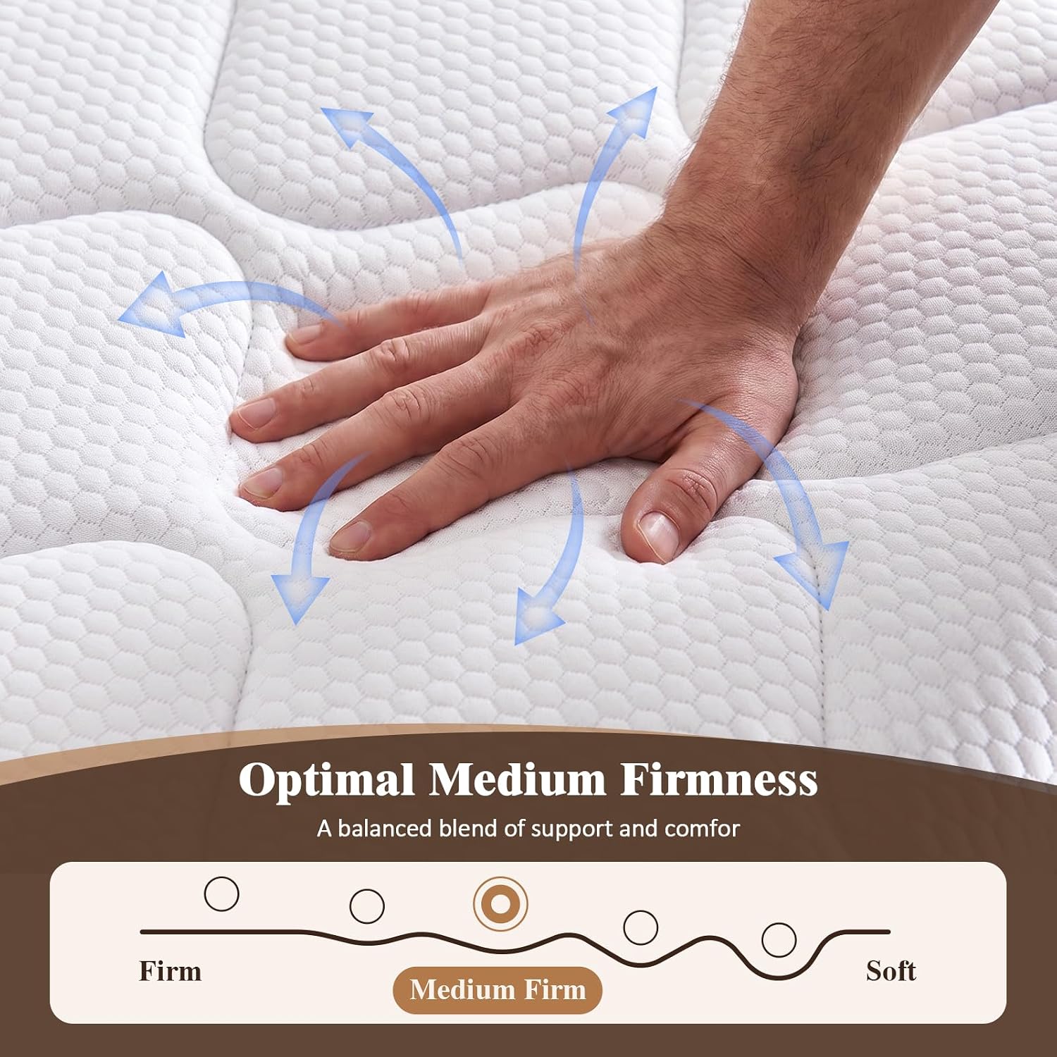 Detalle 1 de CSfoi Queen Mattress 12-Inch