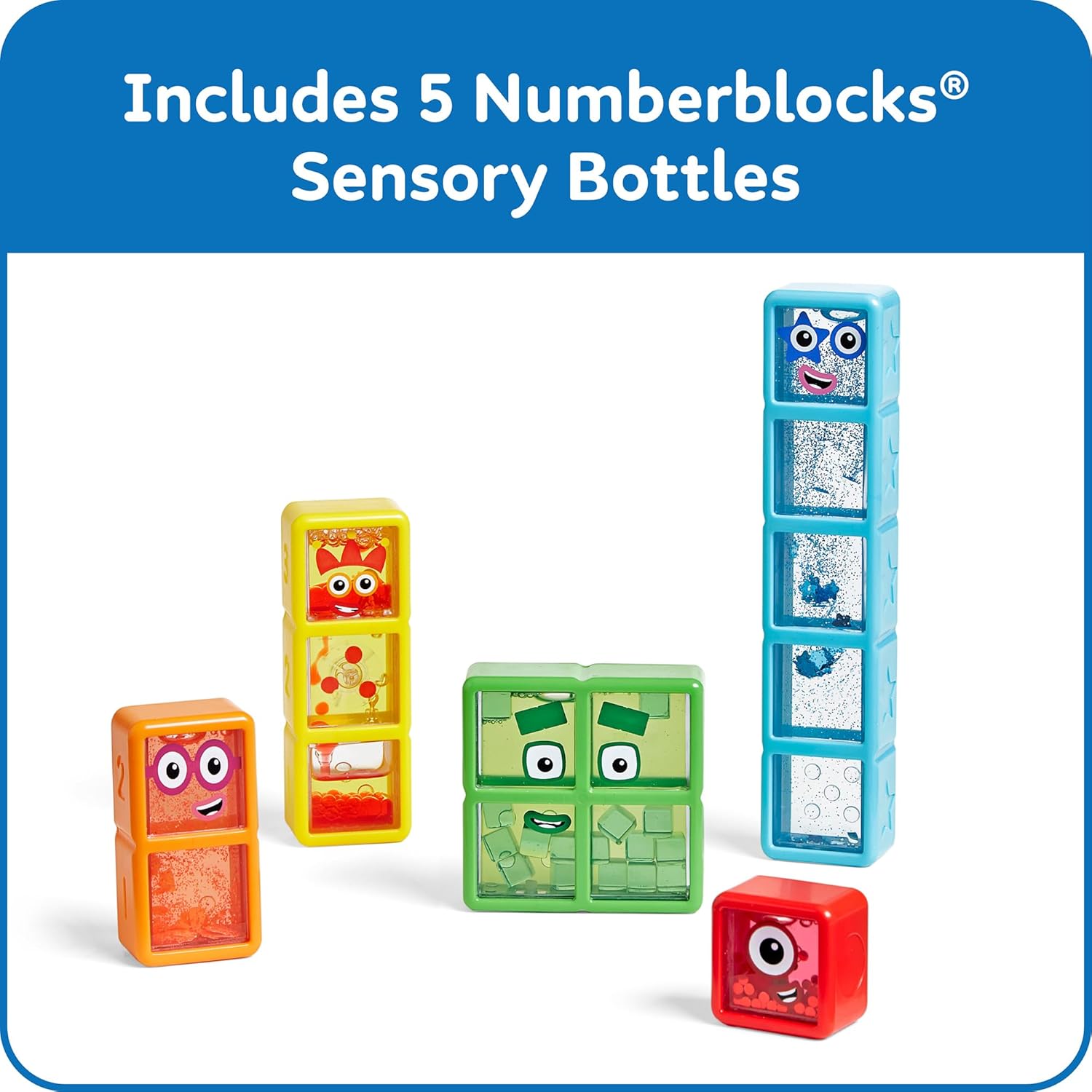 Detalle 2 de hand2mind Numberblocks One to Five Sensory Bottles