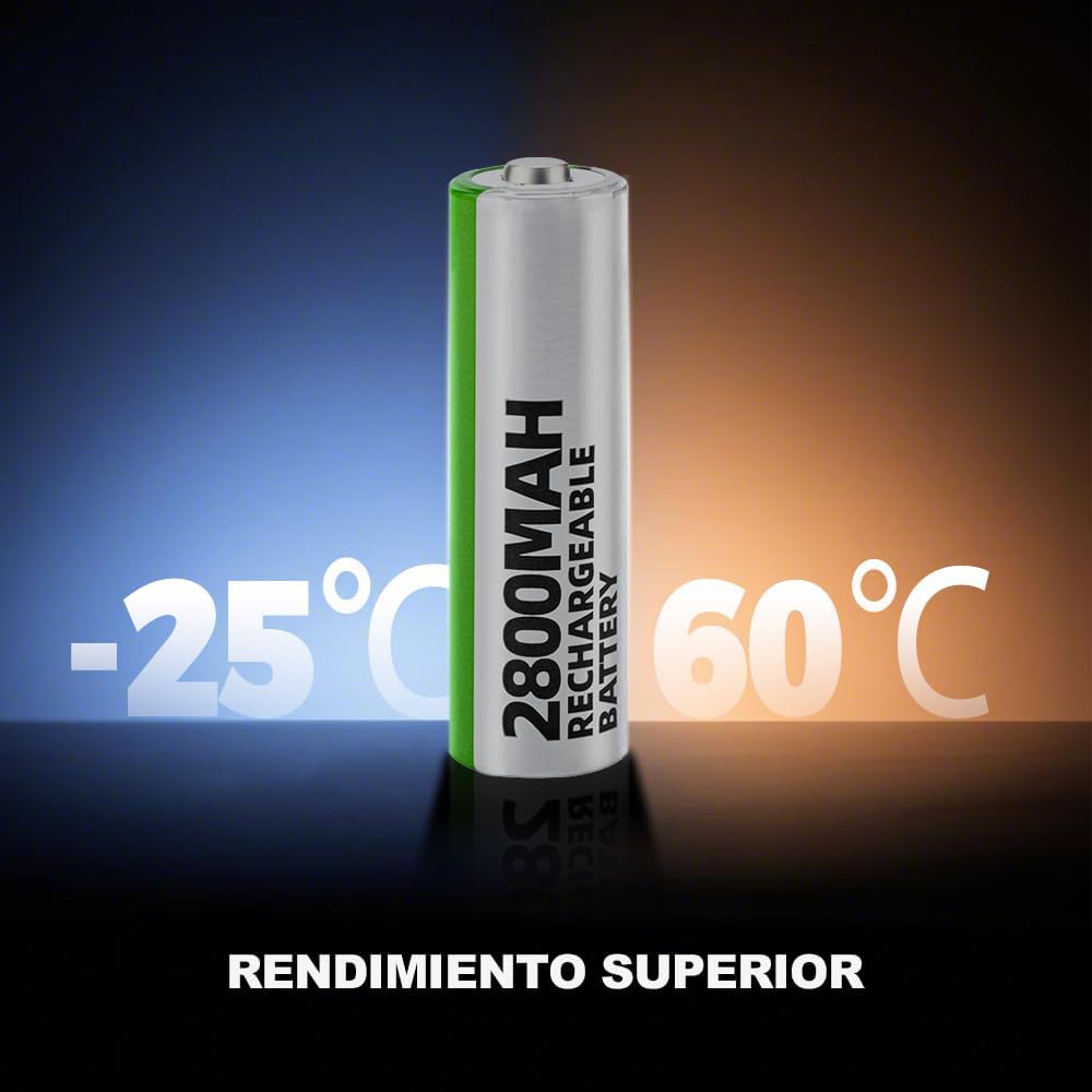 Detalle de AA NiMH Akku Granicell 2800 mAh 12er Pack