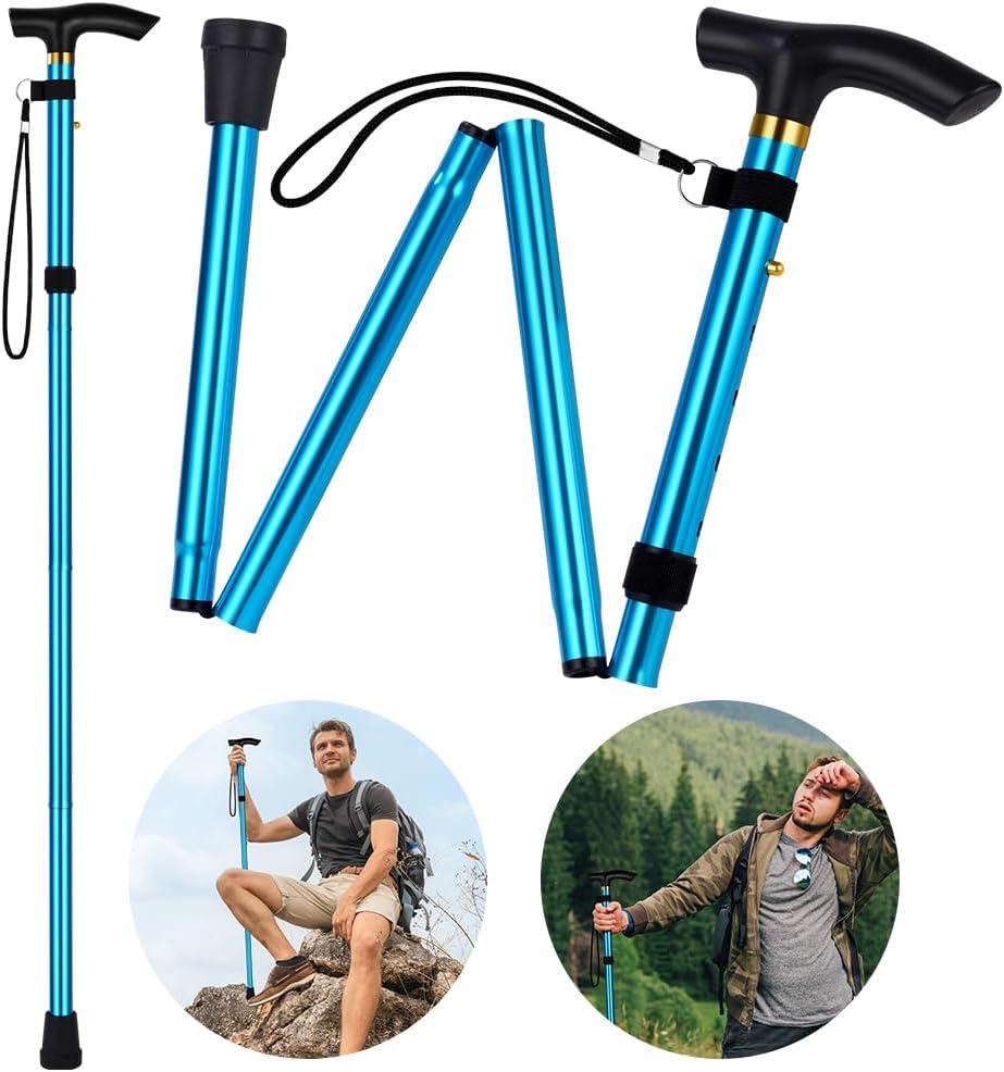flintronic canne de marche pliable 5 niveaux