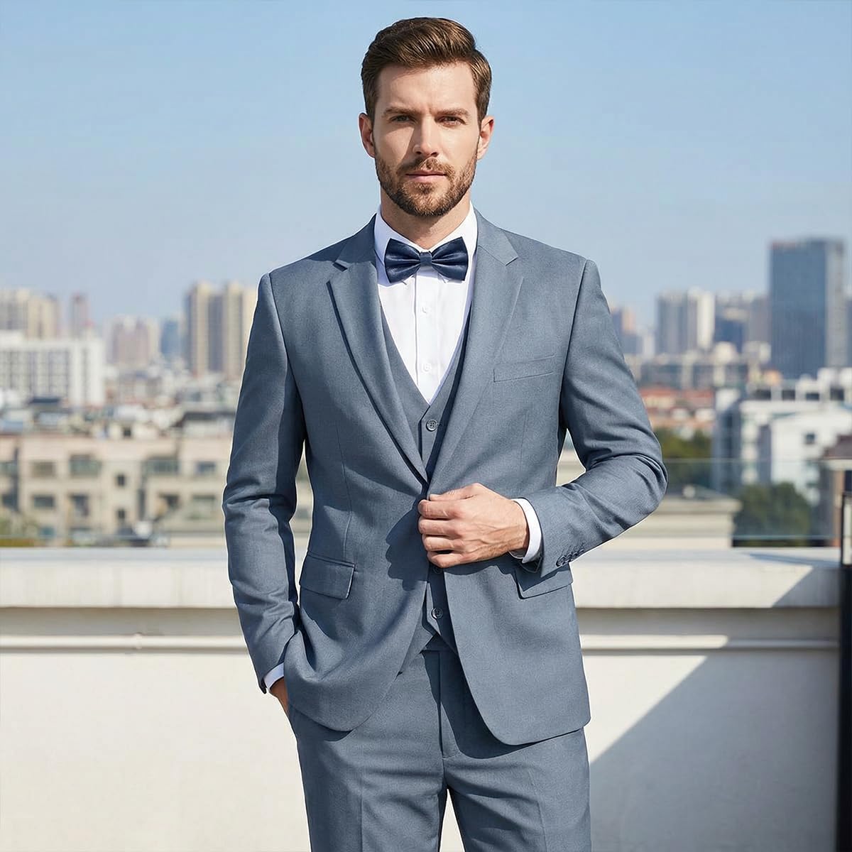 Thumbnail 1 de 3-Piece Slim Fit Men's Suit Set