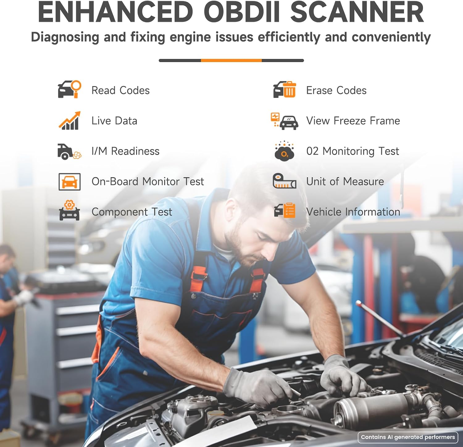 Thumbnail 6 de FOXWELL NT201 OBD2 Scanner for Cars 📟