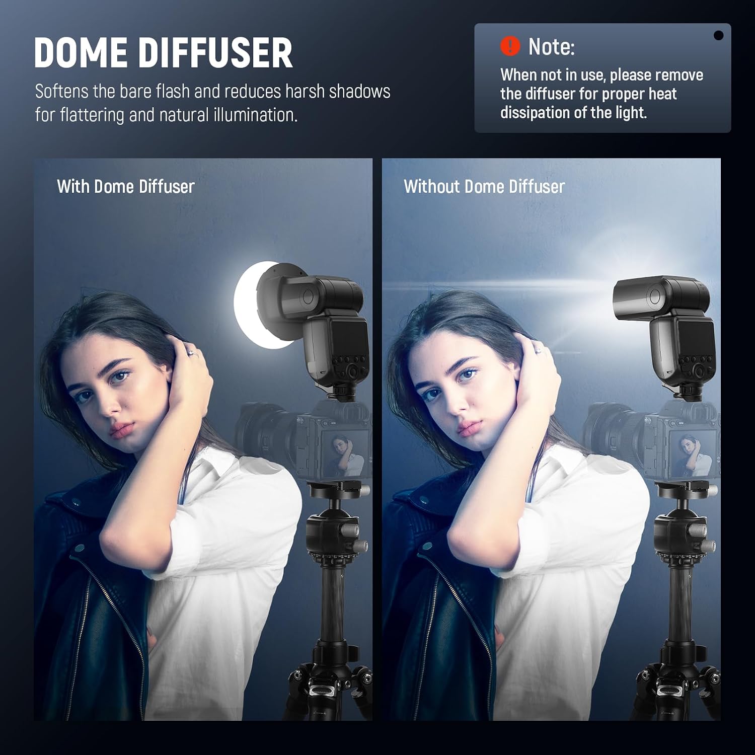 Detalle 2 de NEEWER CRS9 Diffuseur de flash silicone