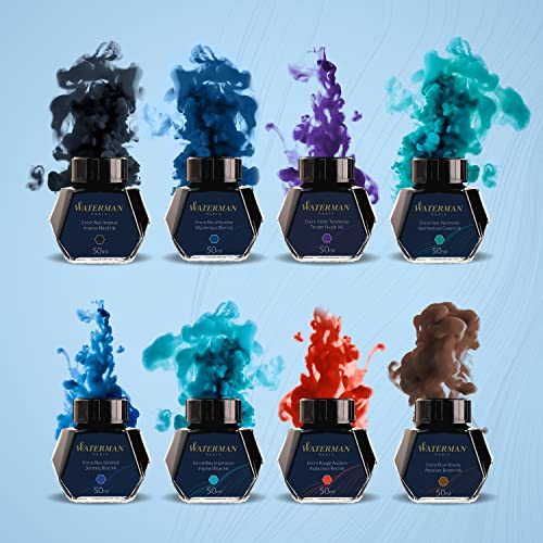 Thumbnail 4 de Waterman tinta para pluma estilográfica azul serenidad, 50 ml ✒