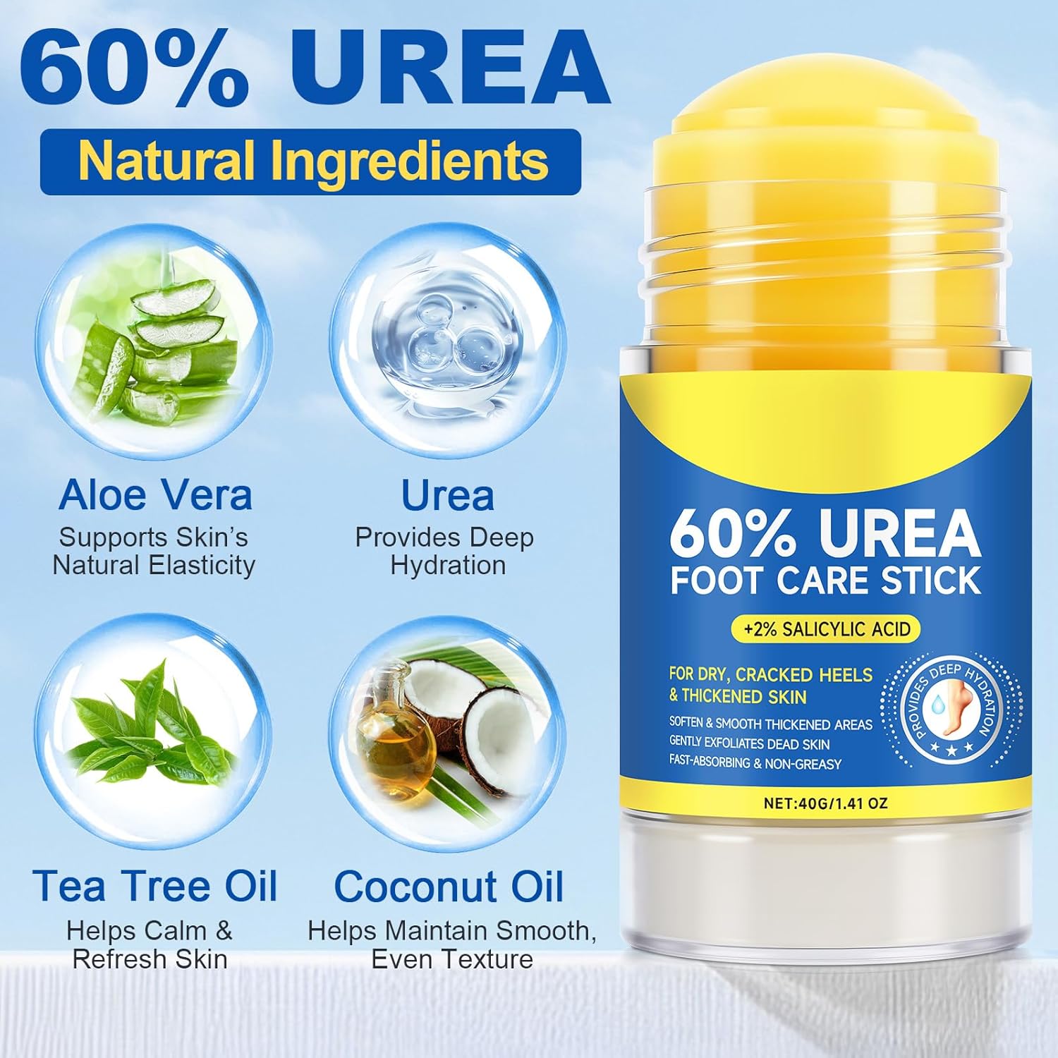 Detalle 2 de 60% Urea Foot Care Stick