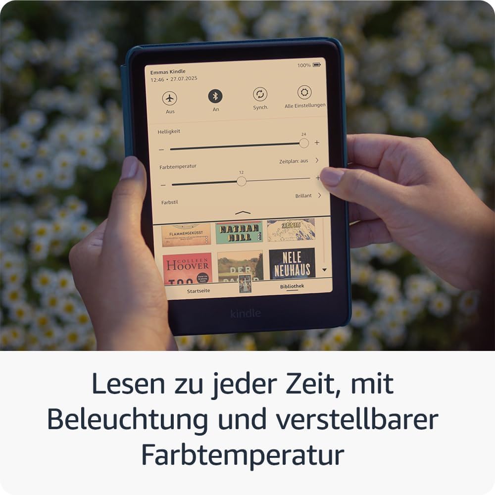 Thumbnail 4 de Amazon Kindle Colorsoft 16 GB mit grüner Stoffhülle