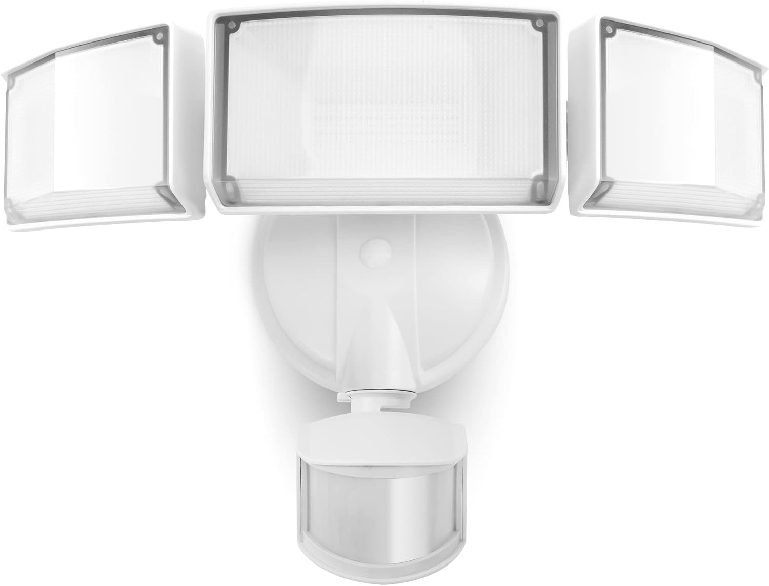 Detalle de LUTEC 76328010xx 3-Head LED Security Light, 72W, 5000K, IP65