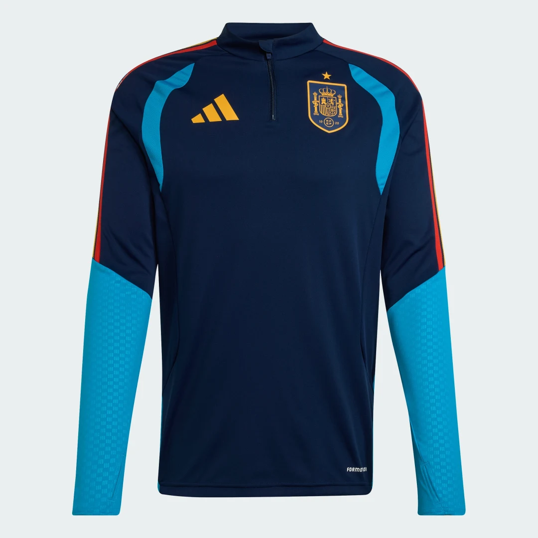 Thumbnail 3 de Adidas España 26, camiseta de entrenamiento de manga larga azul