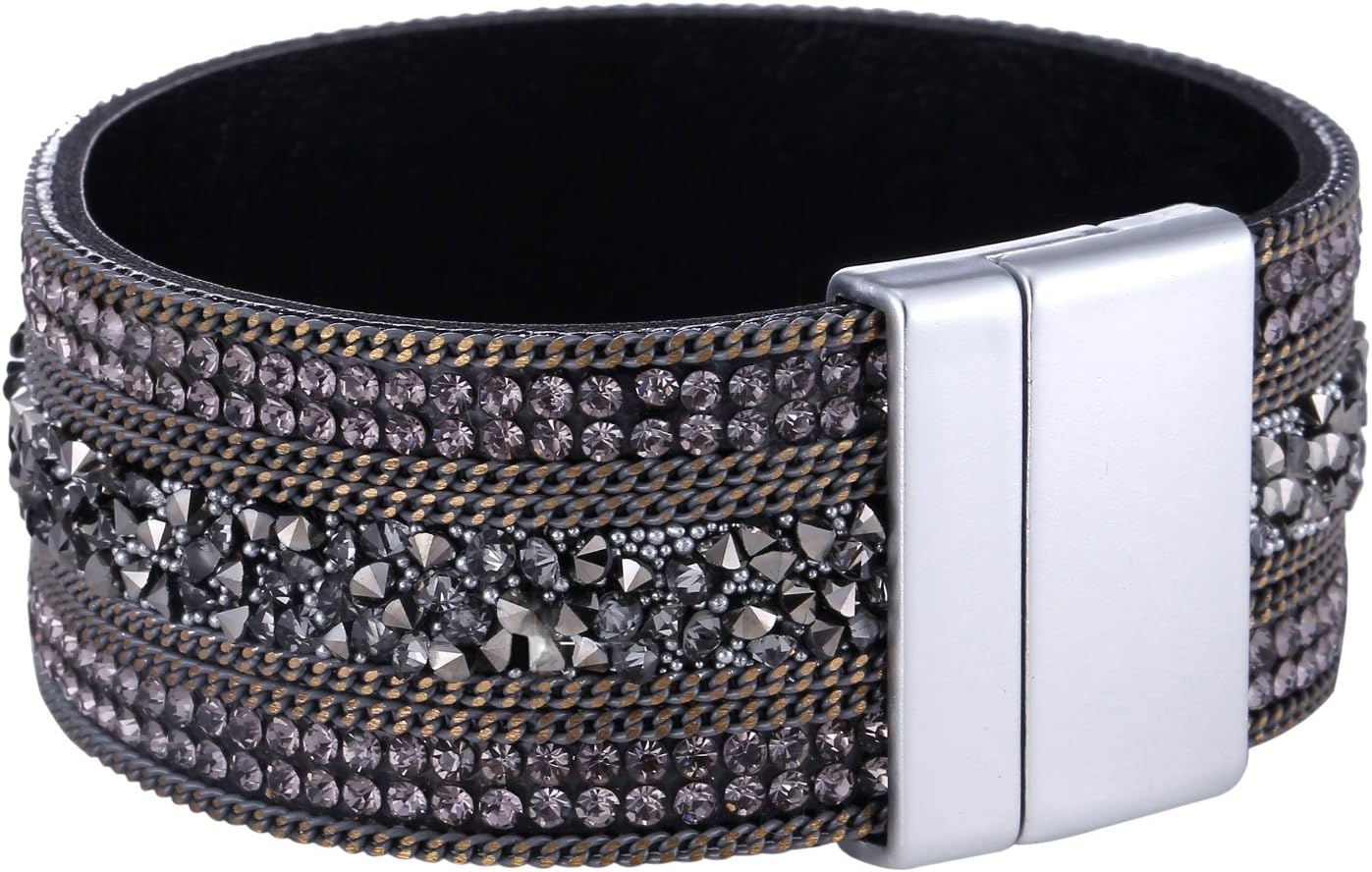 Detalle de Morella Pulsera brillante con cierre magnético 19 cm