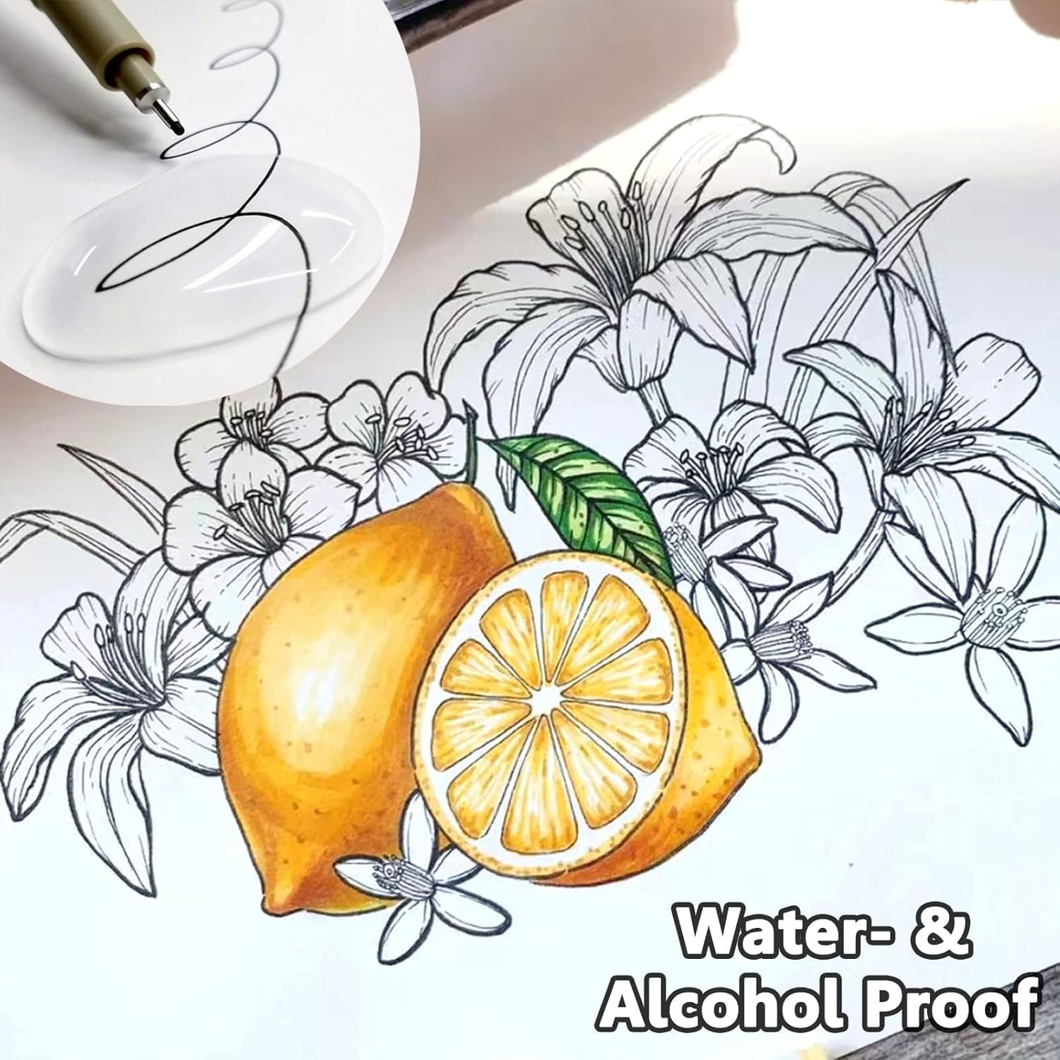 Thumbnail 4 de Muchcute Micro Fineliner 12-pack black fineliners 🎨