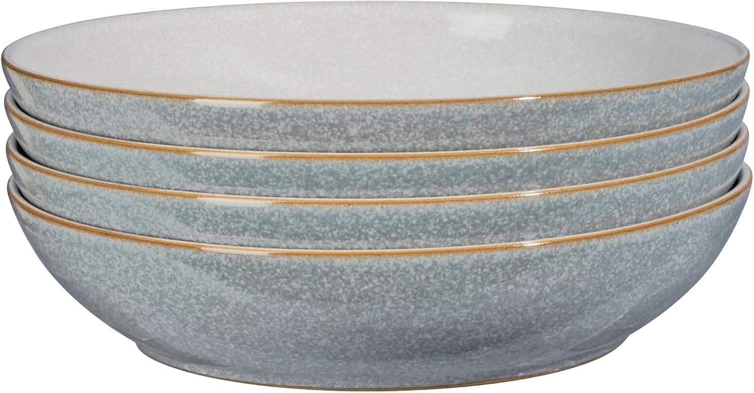 Denby Elements Light Grey Pasta Bowls 1050ml 🍽