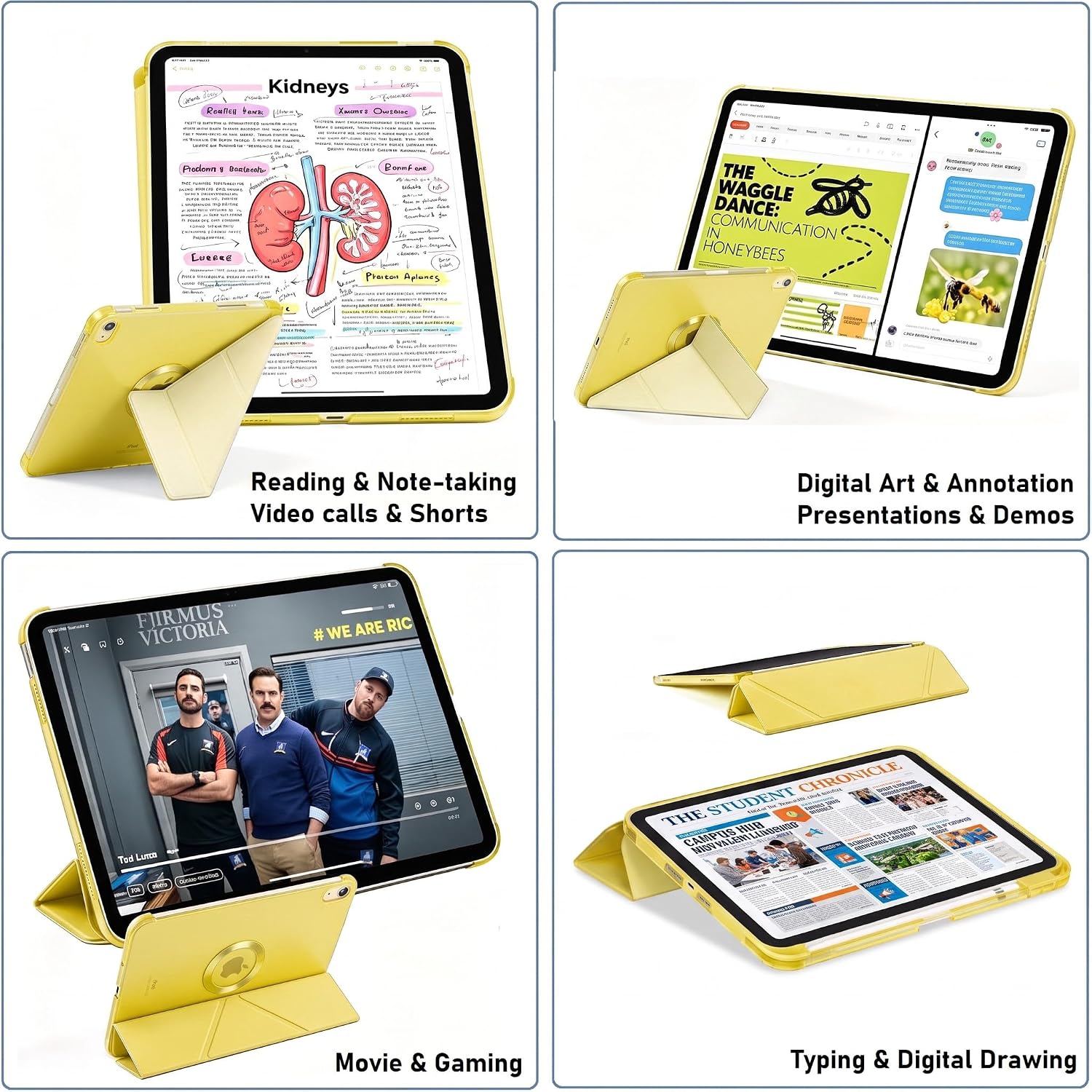 Detalle de ProCase iPad Case with Transparent Hard Back
