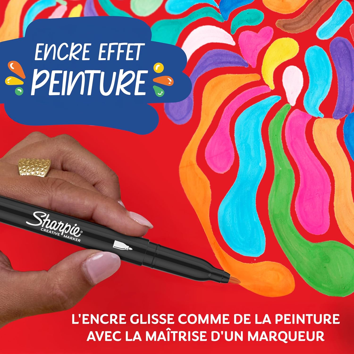 Detalle de Sharpie Creative Marker – Lot de 36 marqueurs de peinture acrylique à base d'eau